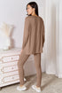 Basic Bae Full Size V-Neck Soft Rayon Long Sleeve Top and Pants Lounge Set - Fashorio