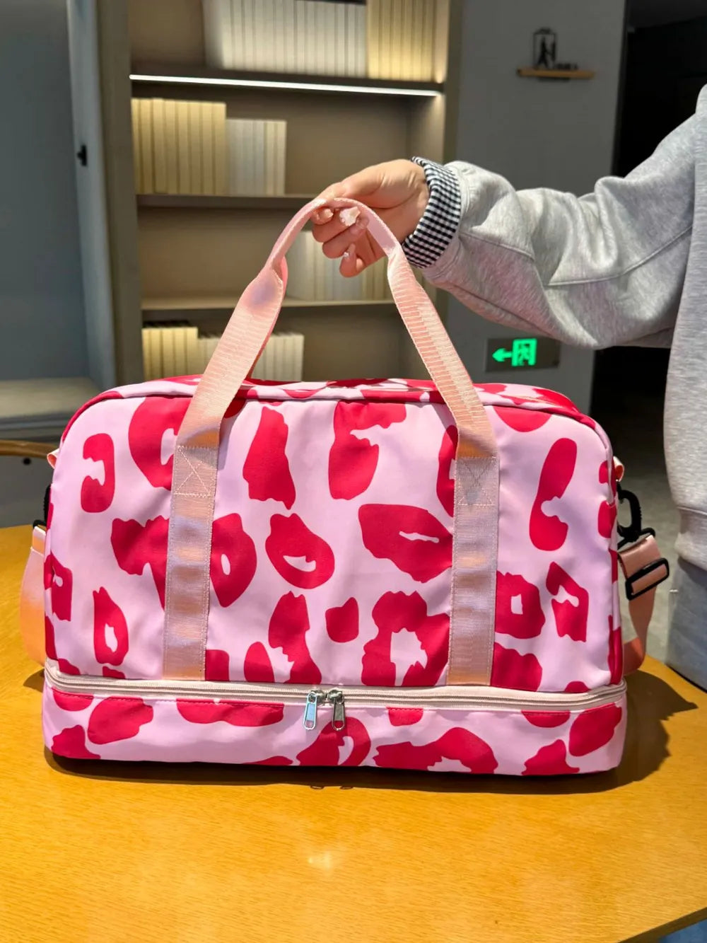 Oxford Cloth Leopard Travel Bag - Fashorio