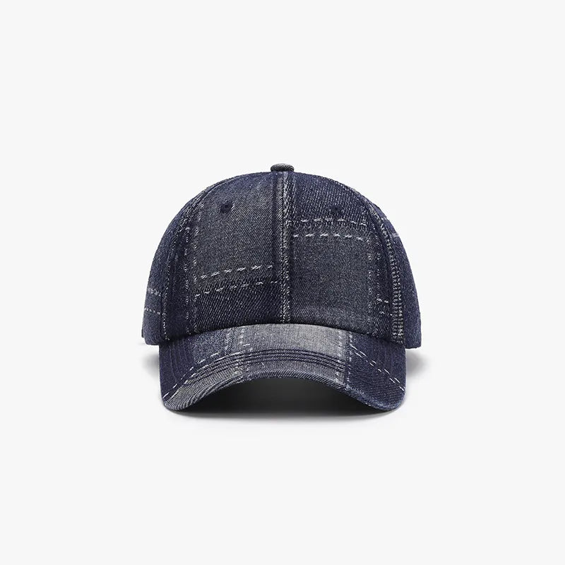 Adjustable Cotton Baseball Cap Dark One Size - Fashorio