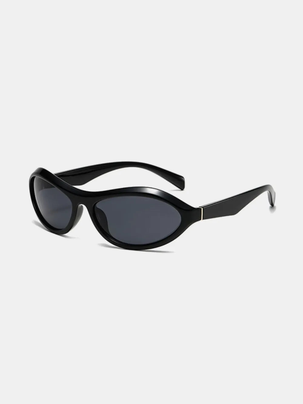 Cat Eye Polycarbonate Sunglasses Black One Size - Fashorio
