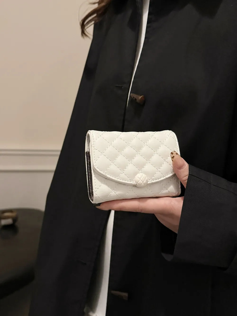 PU Leather Solid Color Wallet - Fashorio