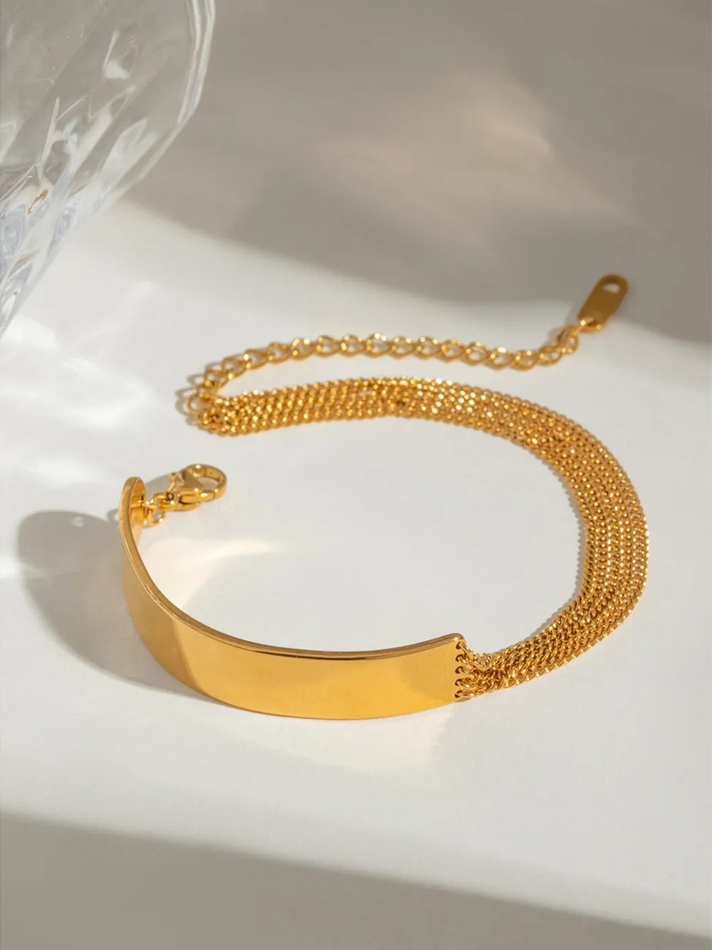 18K Gold-Plated Stainless Steel Bracelet - Fashorio
