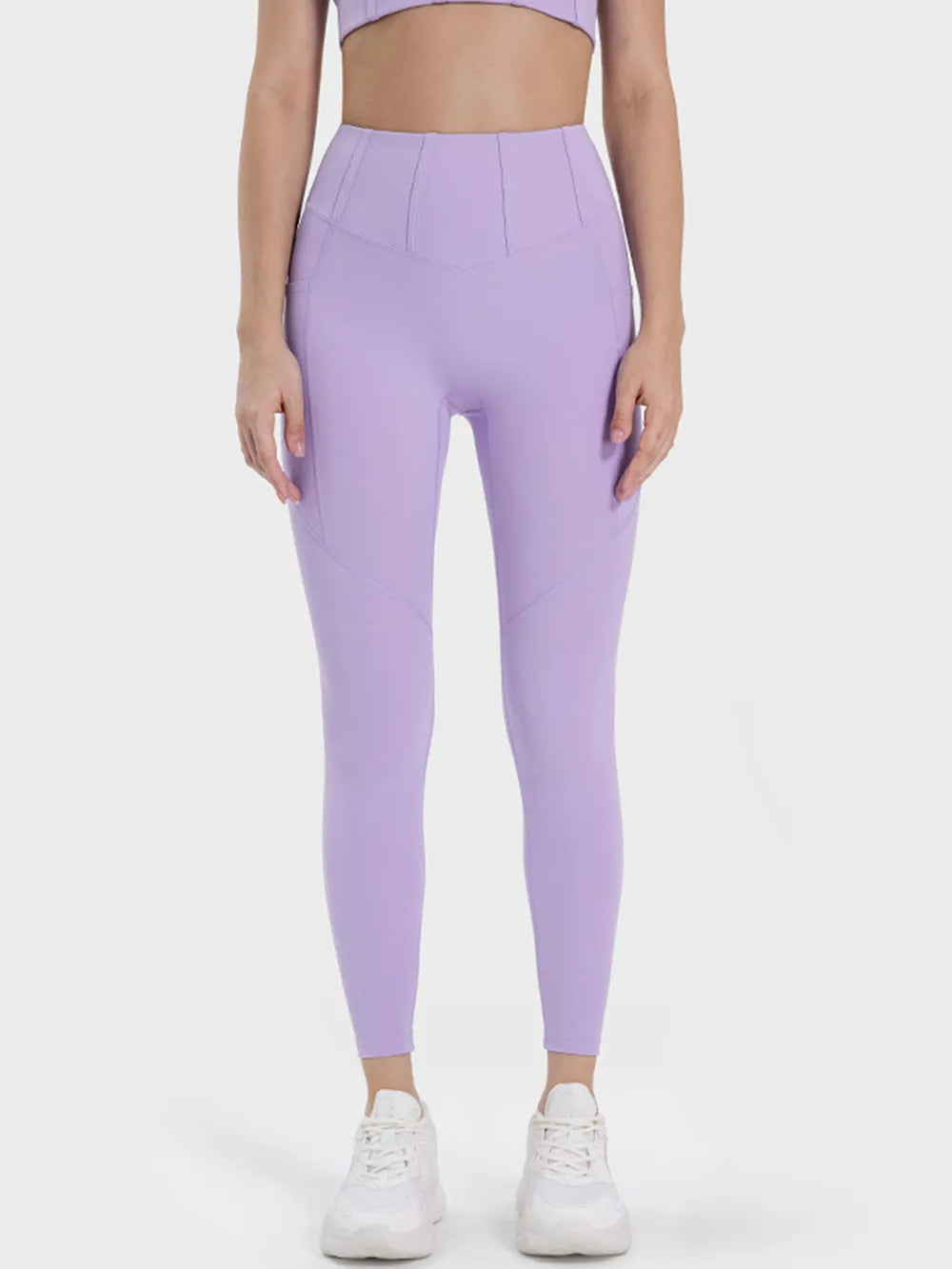 Millennia Pocketed High Waist Active Leggings - Fashorio
