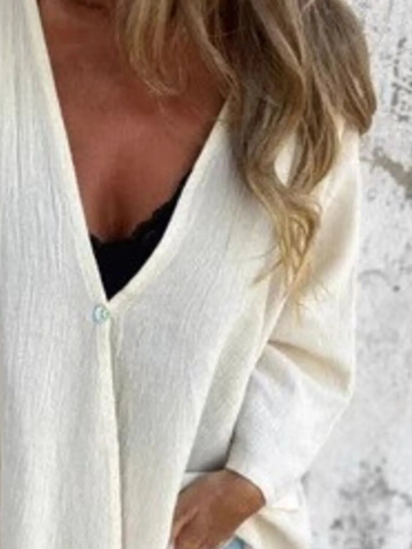 Full Size Oversized Button-Up Cardigan Plus Size - Fashorio