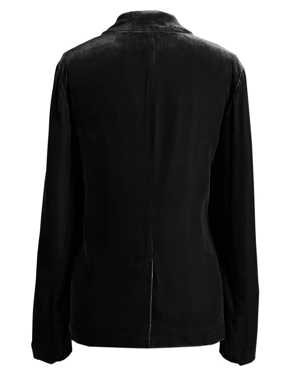 Pocketed Button Up Lapel Collar Blazer - Fashorio