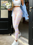 Floral High Waist Active Leggings Floral - Fashorio