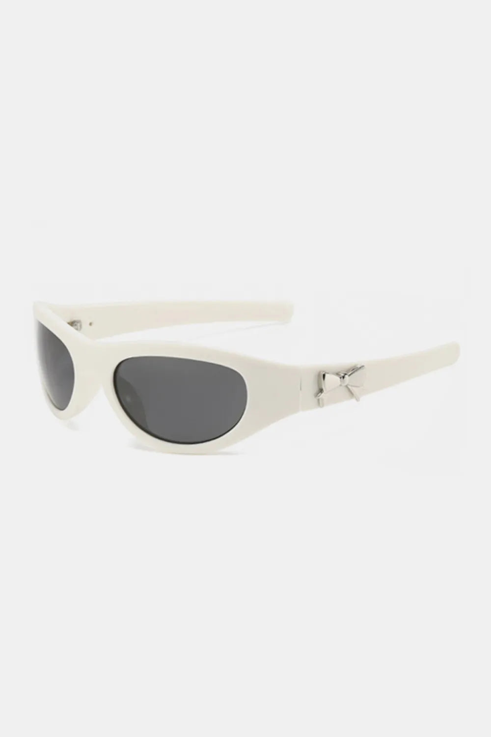 Polycarbonate Frame Cat-Eye Sunglasses Beige One Size - Fashorio