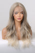 13*2" Lace Front Wigs Synthetic Long Wave 24" 150% Density in Medium Blonde Highlights - Fashorio
