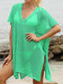Side Tied V-Neck Cover-Up - Fashorio