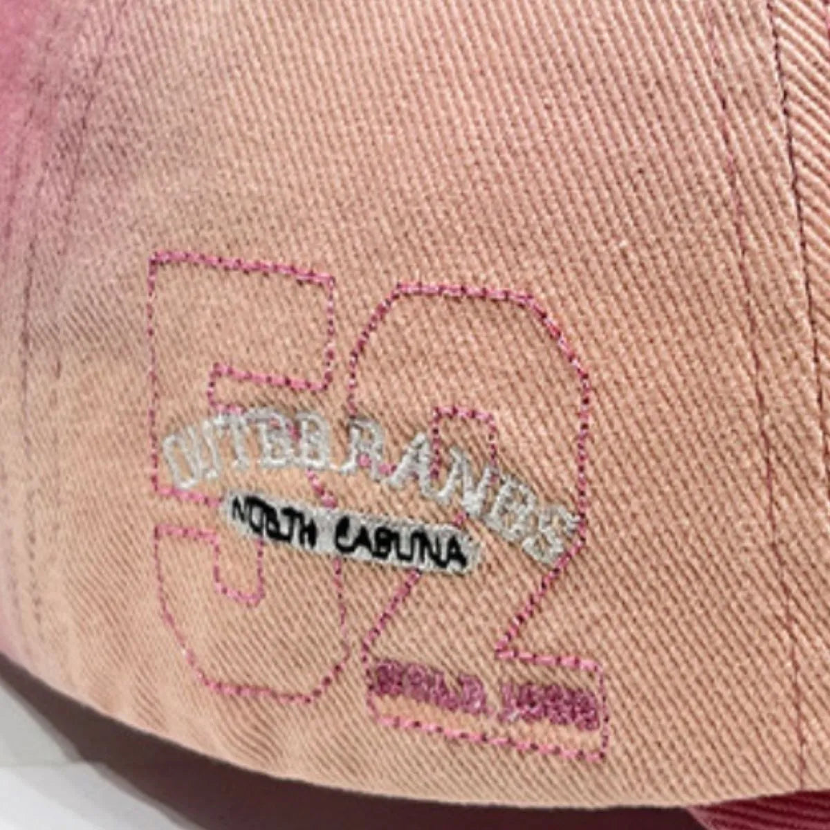 Embroidered Adjustable Cotton Baseball Cap - Fashorio