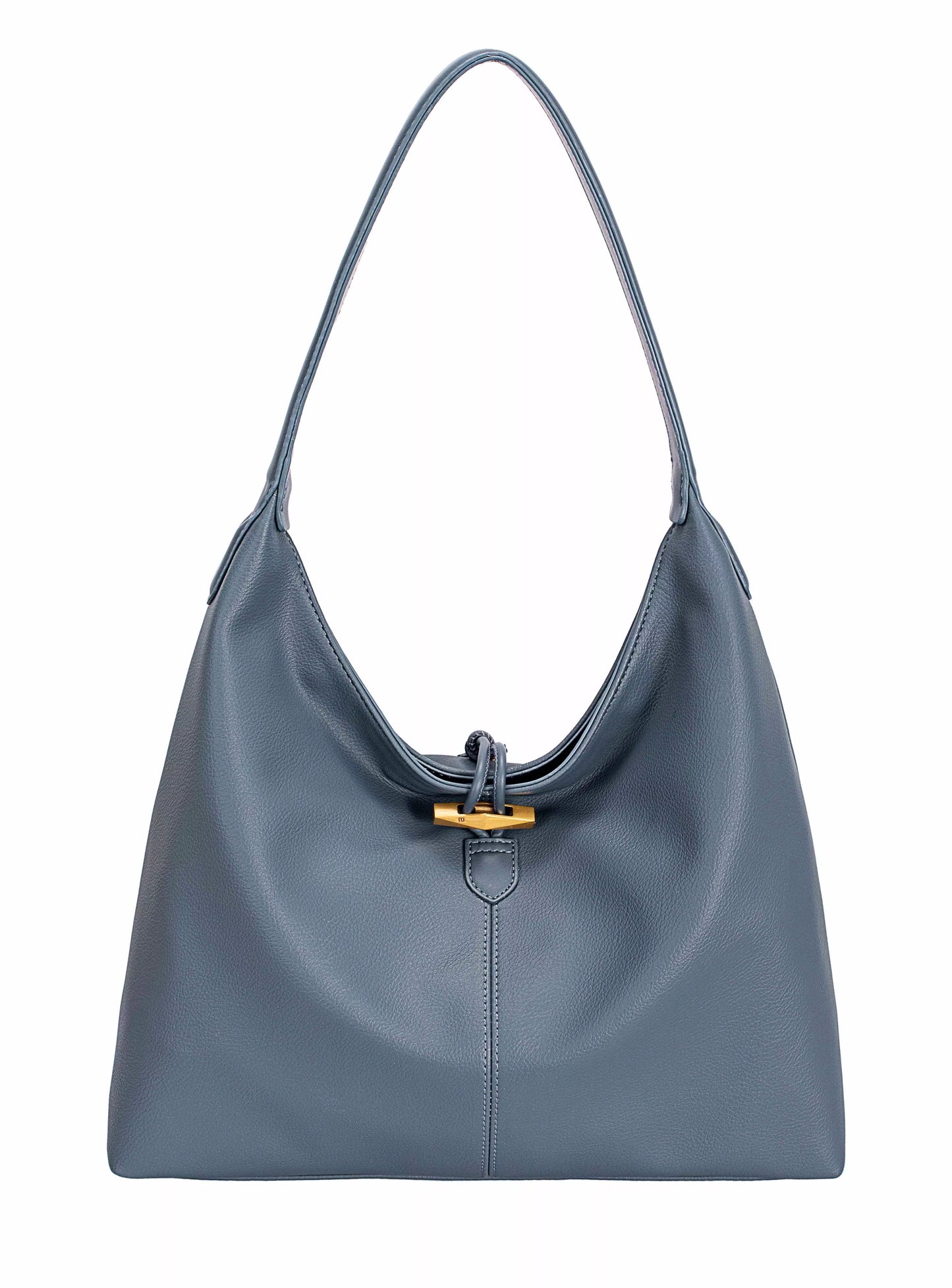 David Jones Classic Leather Shoulder Bag BERING SEA One Size - Fashorio