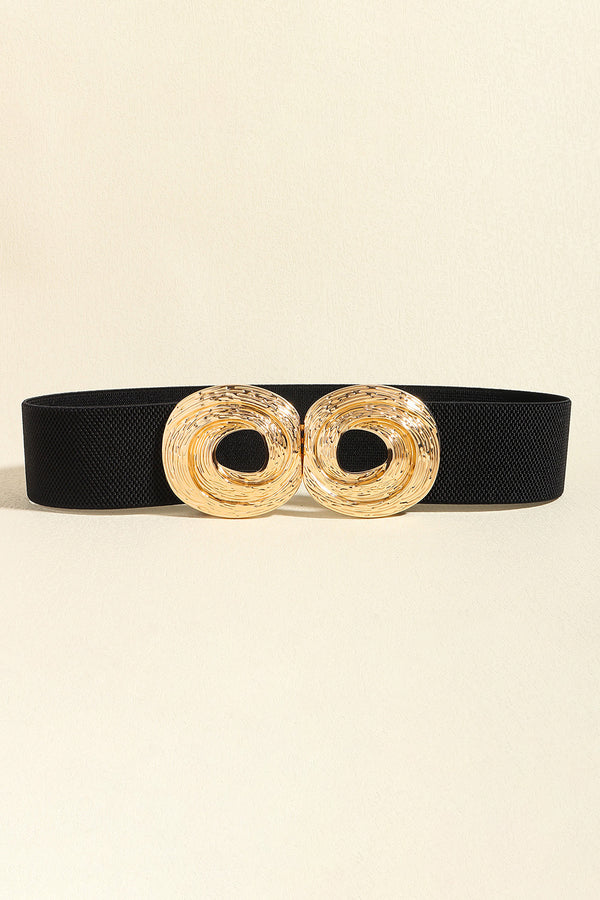 Zinc Alloy Belt Black One Size - Fashorio