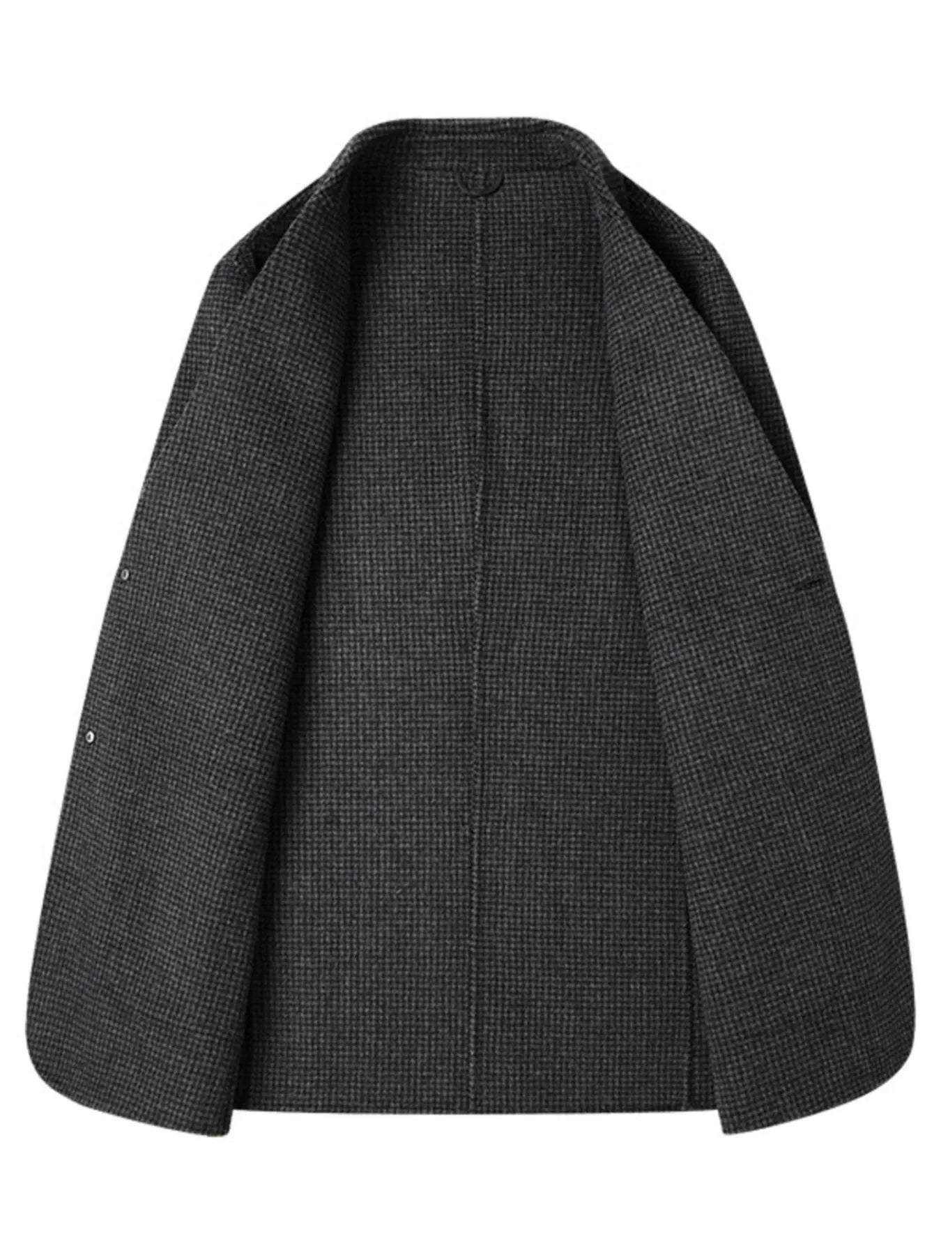 Men's Plus Size Lapel Collar Long Sleeve Blazer - Fashorio