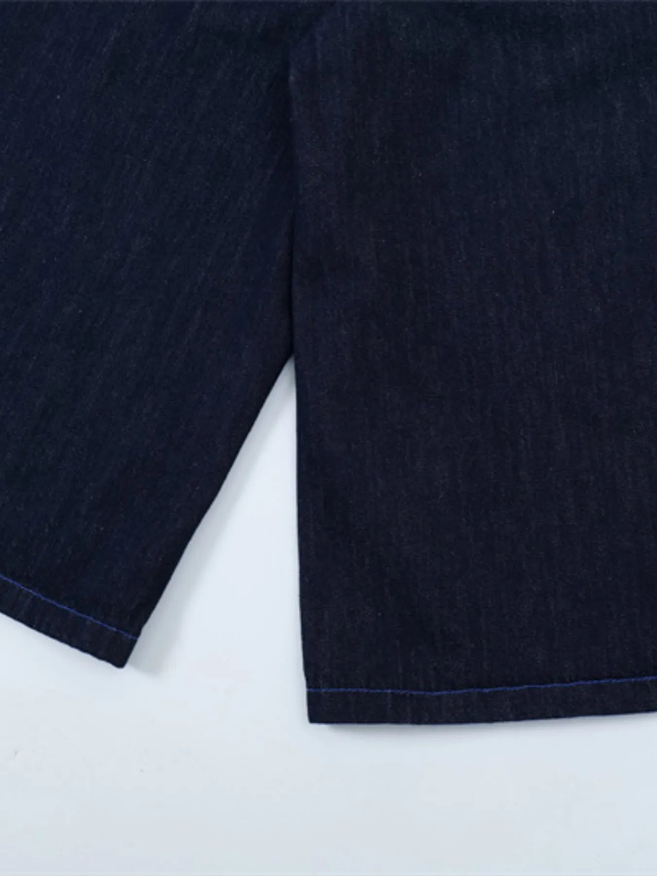 Men's Embroidered Wash Denim Shorts - Fashorio