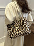 Faux Fur Leopard Shoulder Bag - Fashorio