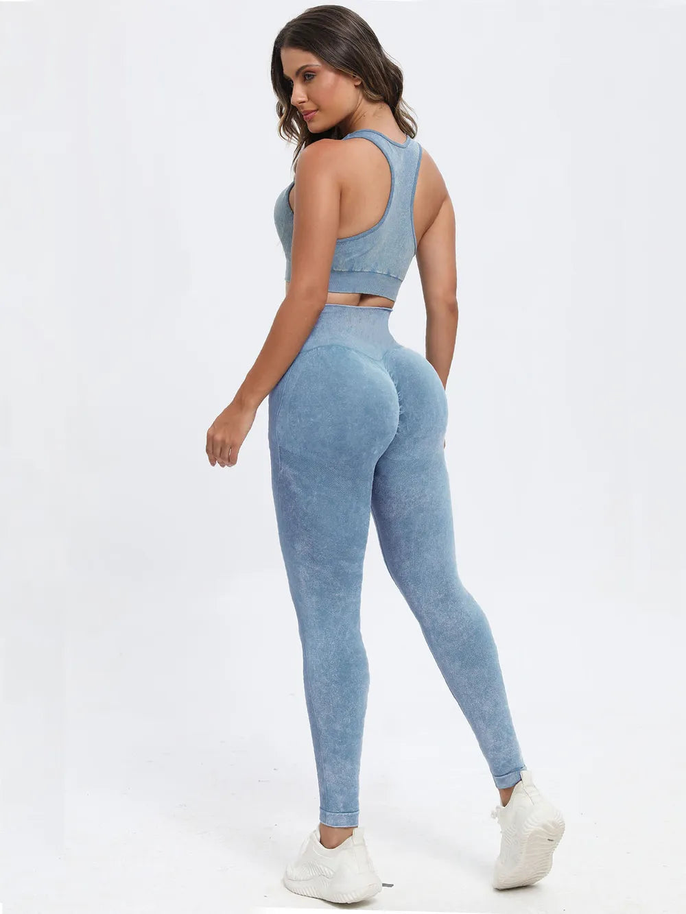 Scoop Neck Wide Strap Top and Pants Active Set - Fashorio