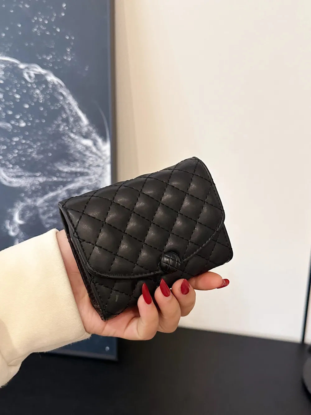 PU Leather Solid Color Wallet - Fashorio