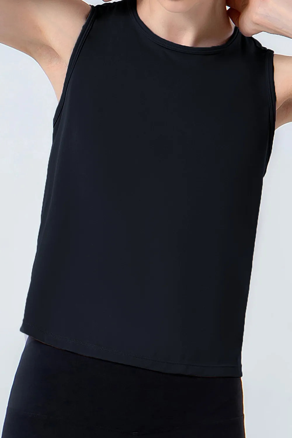 Round Neck Active Tank - Fashorio