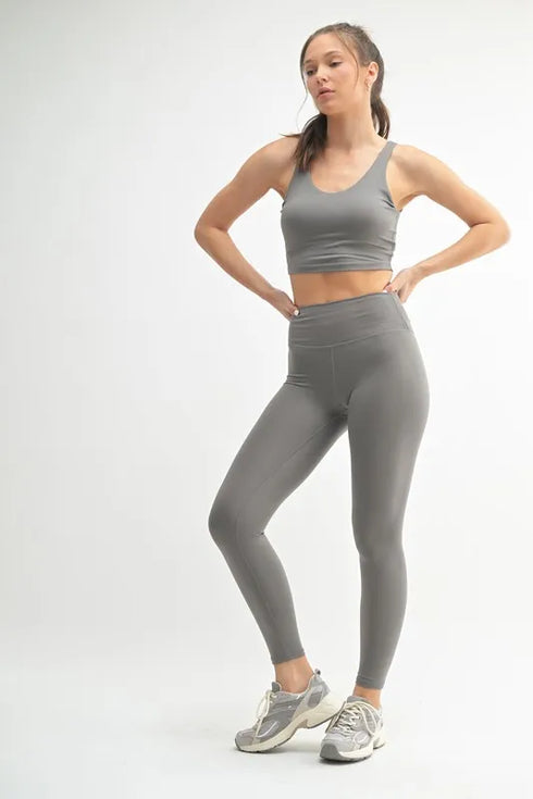 MONO B Venice Cloud Light Contour High-Waisted Leggings - Fashorio