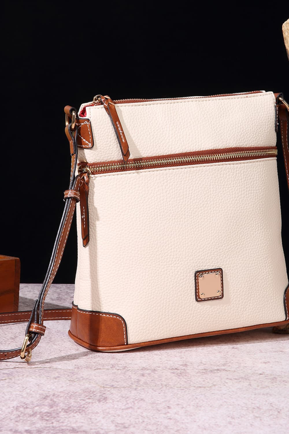 PU Leather Crossbody Bag - Fashorio