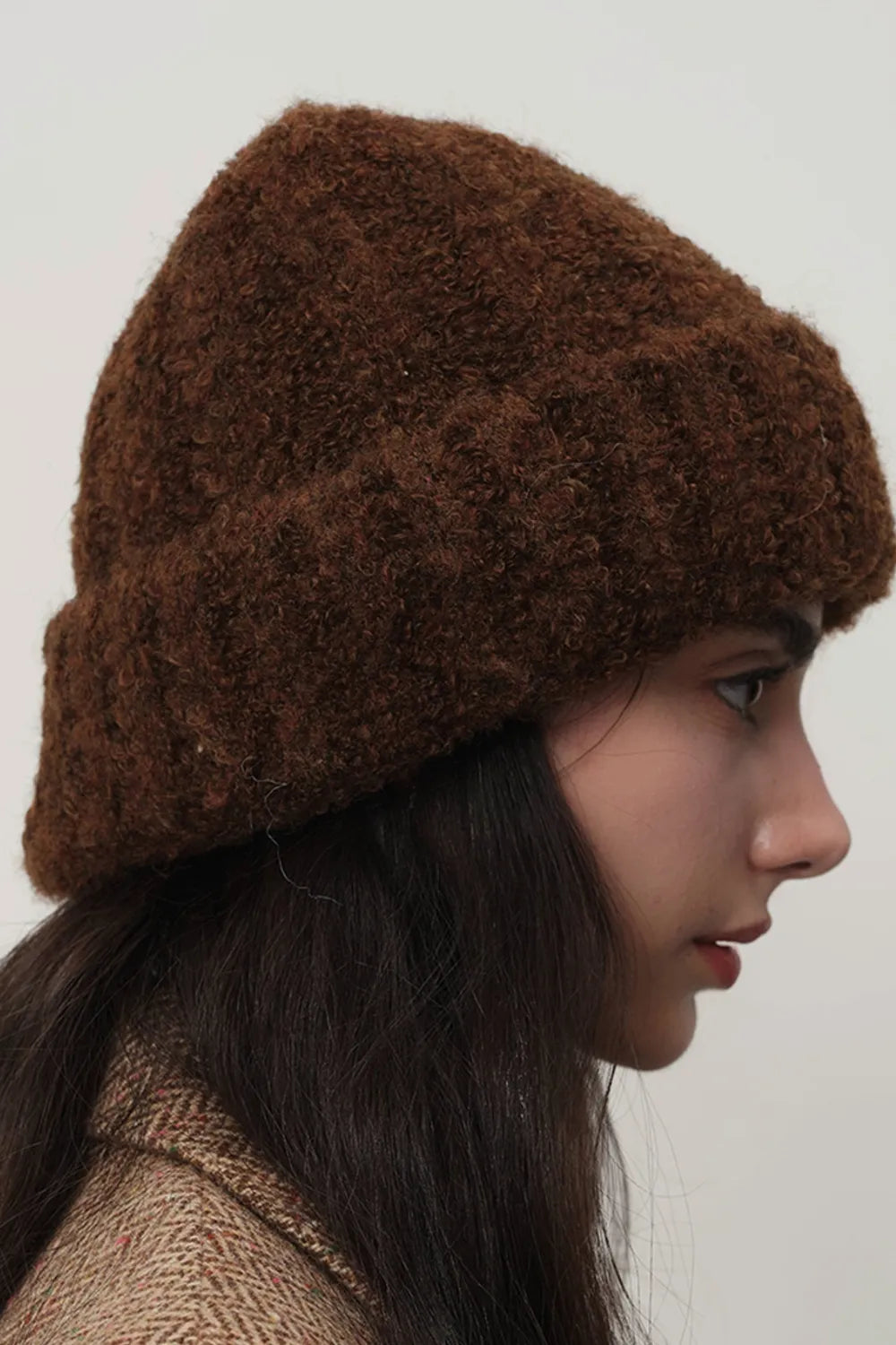 Solid Color Thermal Knit Hat - Fashorio