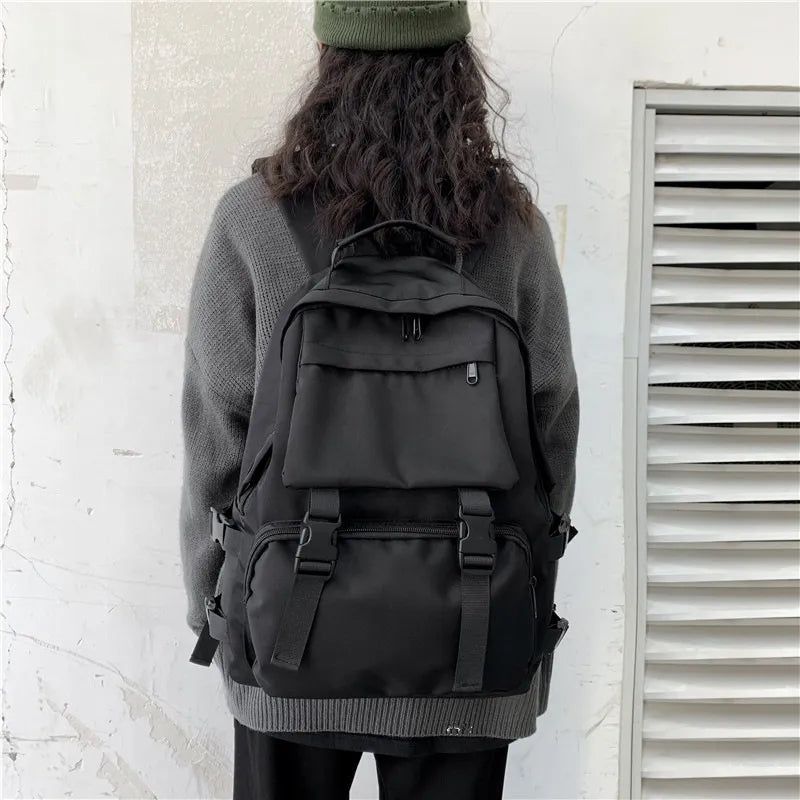 Oxford Cloth Adjustable Straps Backpack Bag - Fashorio