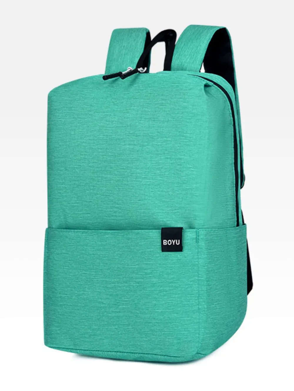 Solid Color Nylon Backpack Bag - Fashorio