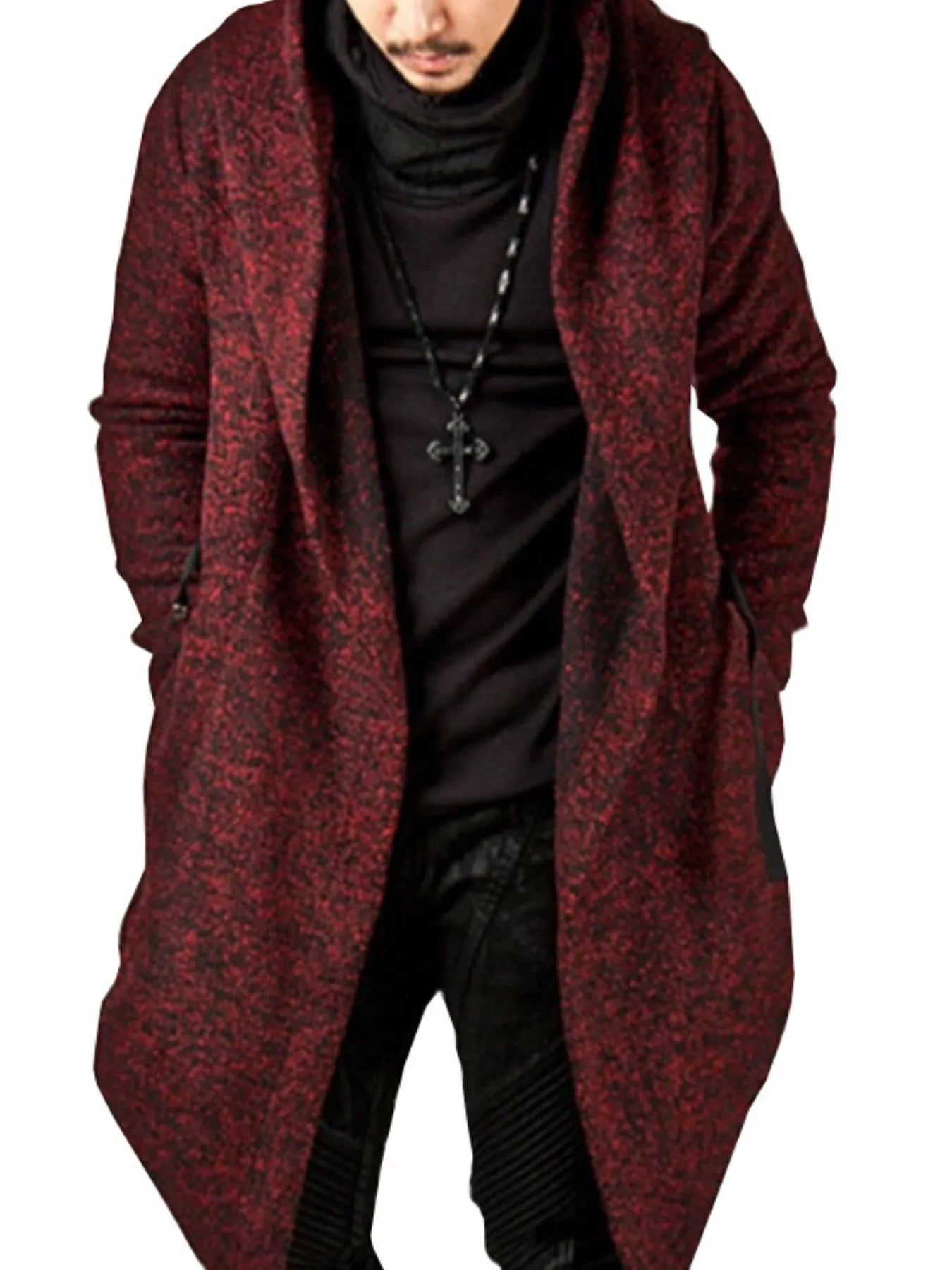 Men's Plus Size Long Sleeve Hooded Coat - Fashorio