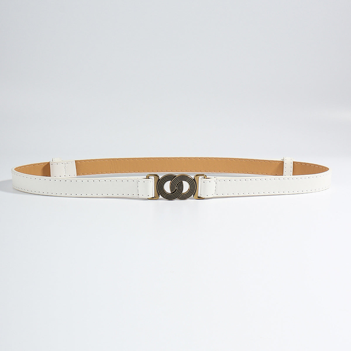 Alloy Buckle PU Belt - Fashorio