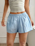 Relaxed Fit Elastic Waist Shorts - Fashorio