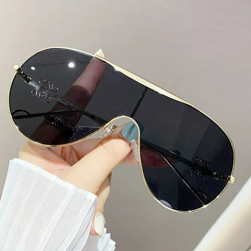 Gradient Aviator Sunglasses styleE One Size - Fashorio