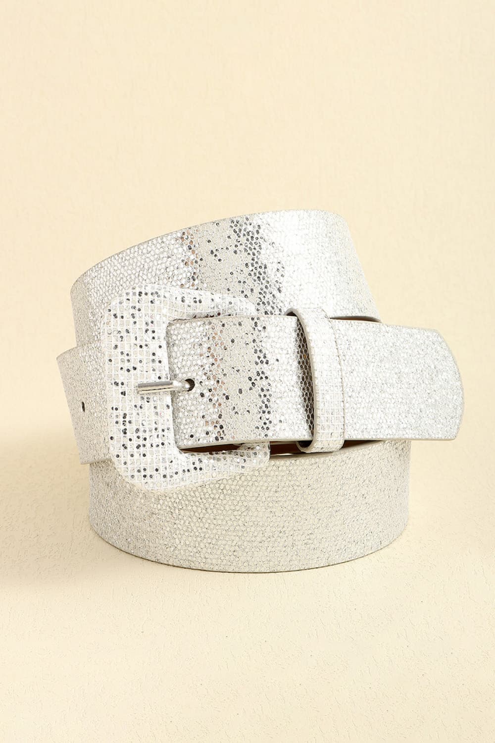 Glitter PU Leather Belt - Fashorio