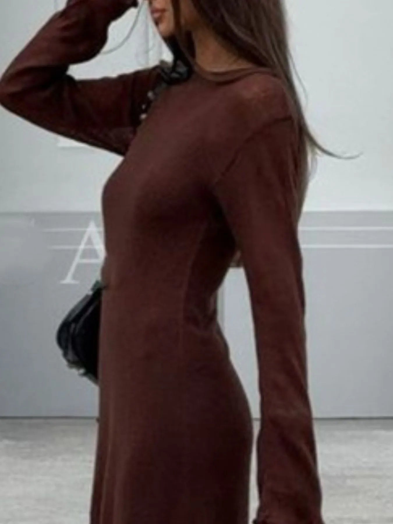 Ribbed Knit Cami Dress and Cover Up Sweater Set - Fashorio