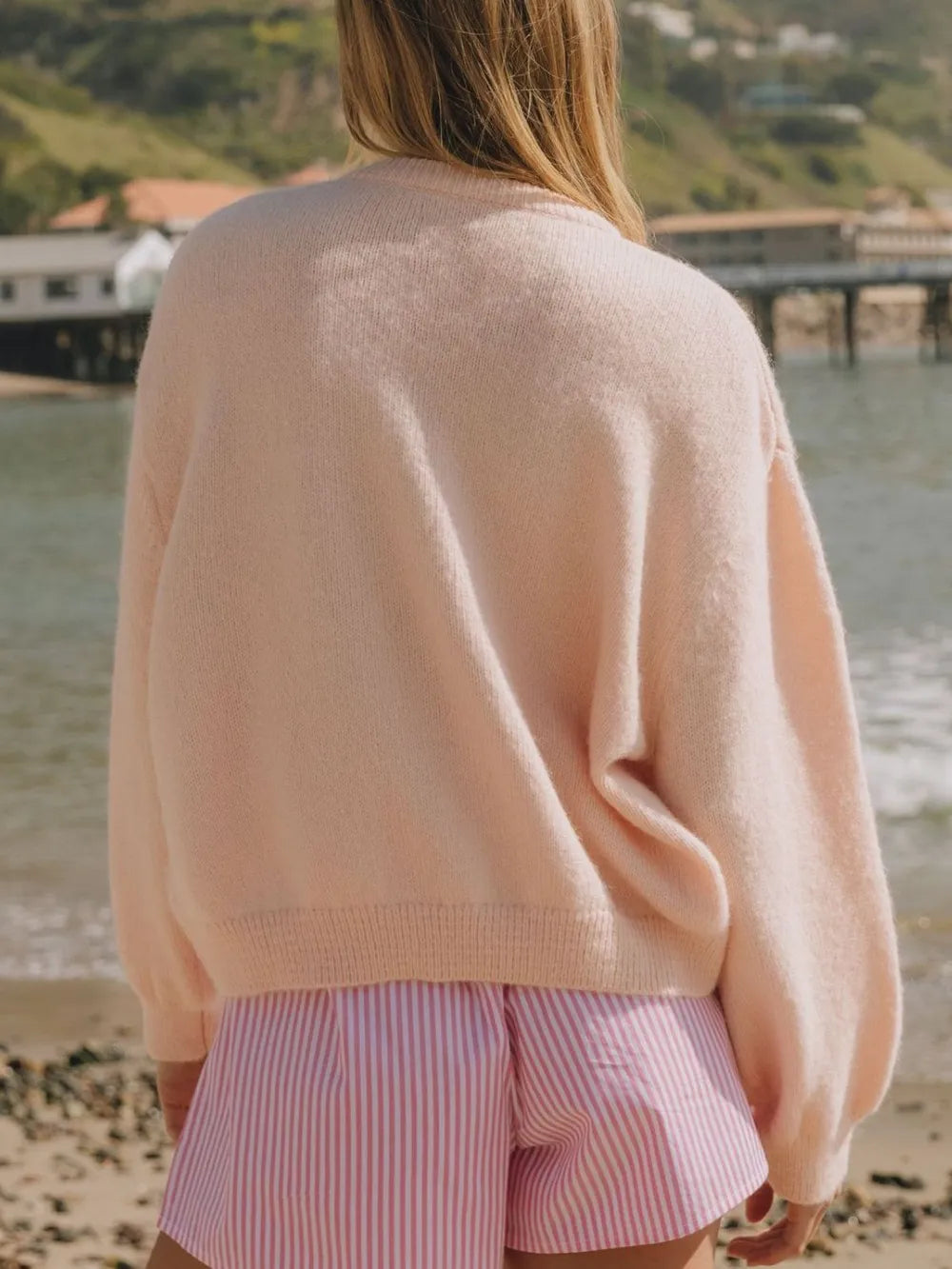 Button Down Long Sleeve Cardigan - Fashorio