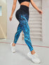 Seamless Printed High Waist Active Leggings - Fashorio