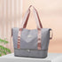 Multi Pocket Nylon Travel Bag Gray One Size - Fashorio