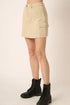 Mittoshop Cargo Mini Skirt with Side Pockets - Fashorio