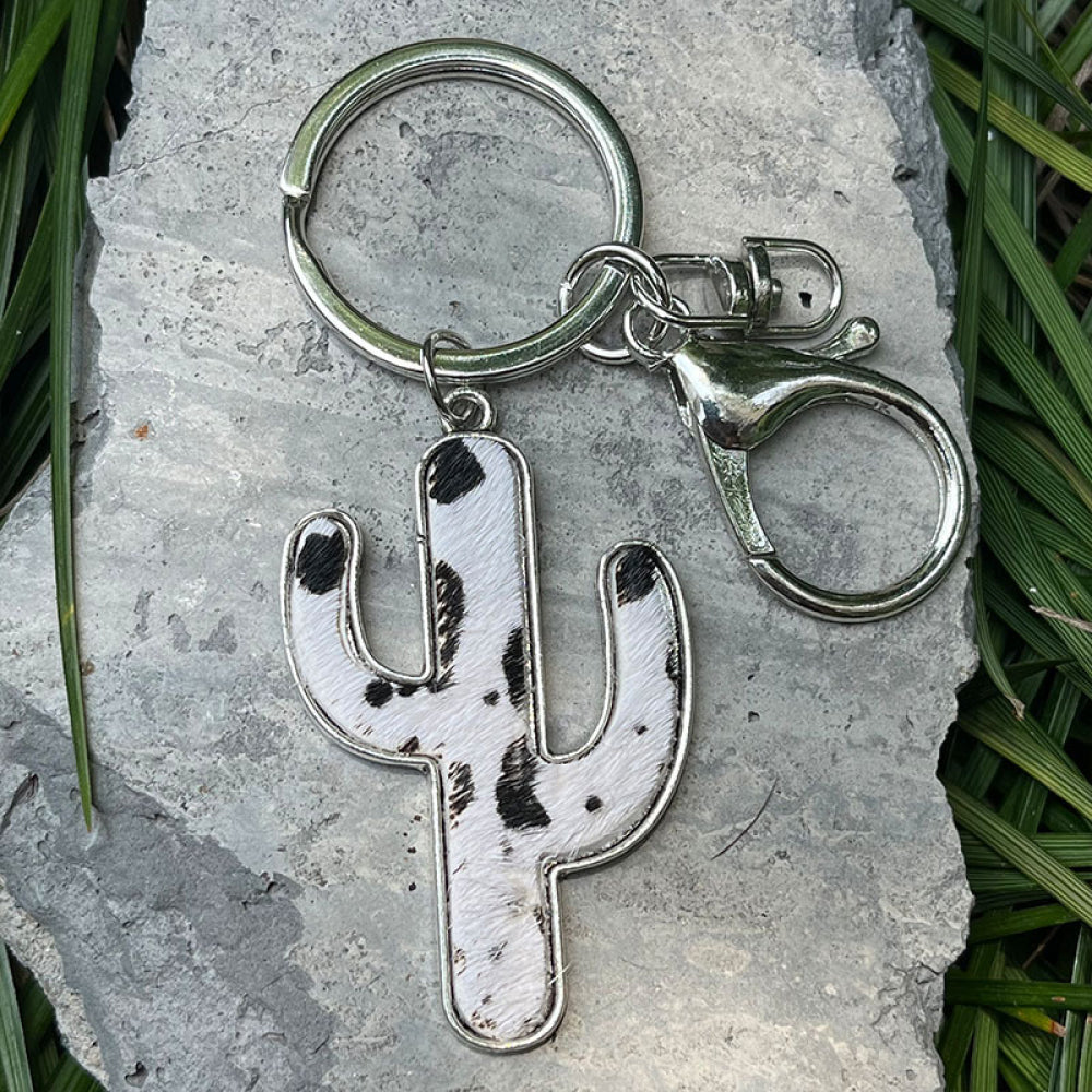 Cactus Shape Key Chain Style B One Size - Fashorio