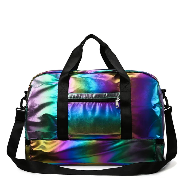 Detachable Strap Travel Bag Colorful One Size - Fashorio