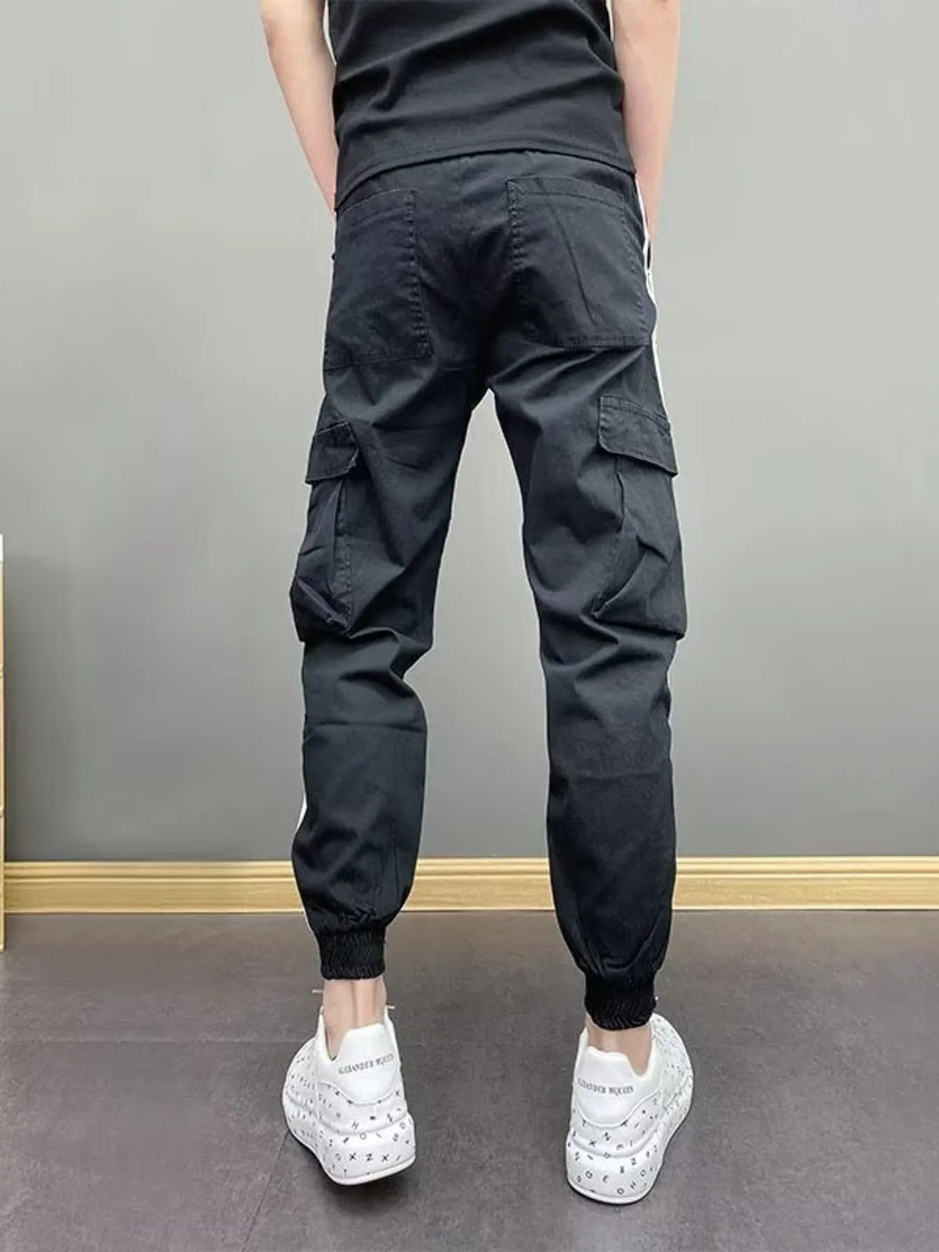 Men's Plus Size Side Striped Joggers - Fashorio