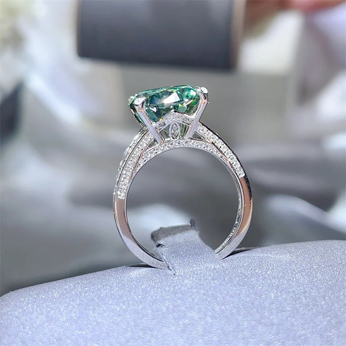5 Carat Moissanite 925 Sterling Silver Ring - Fashorio