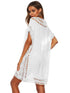 Bohemian Crochet Trim Beach Cover Up Dress - Fashorio
