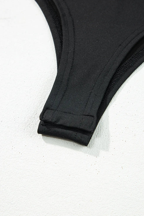 Eyelet Lace Long Sleeve Bodysuit - Fashorio