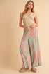 Aemi+Co Printed Wide Leg Pants - Fashorio