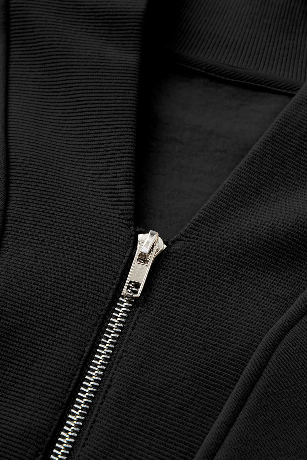 Quarter Zip Long Sleeve Top and Pants Set - Fashorio