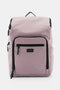 Himawari Nylon Waterproof Backpack Bag Mauve One Size - Fashorio