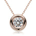 1 Carat Moissanite 925 Sterling Silver Necklace - Fashorio