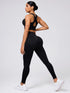 Round Neck Wide Strap Tank and Leggings Active Set - Fashorio