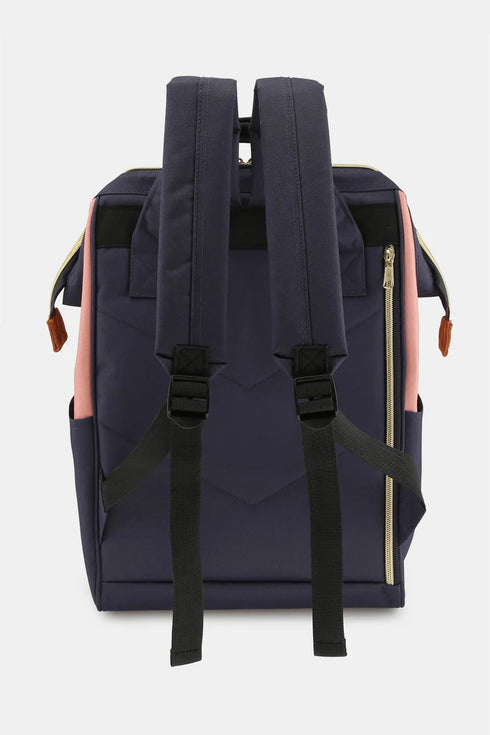 Himawari Waterproof Canvas Backpack Bag with Side Pockets - Fashorio