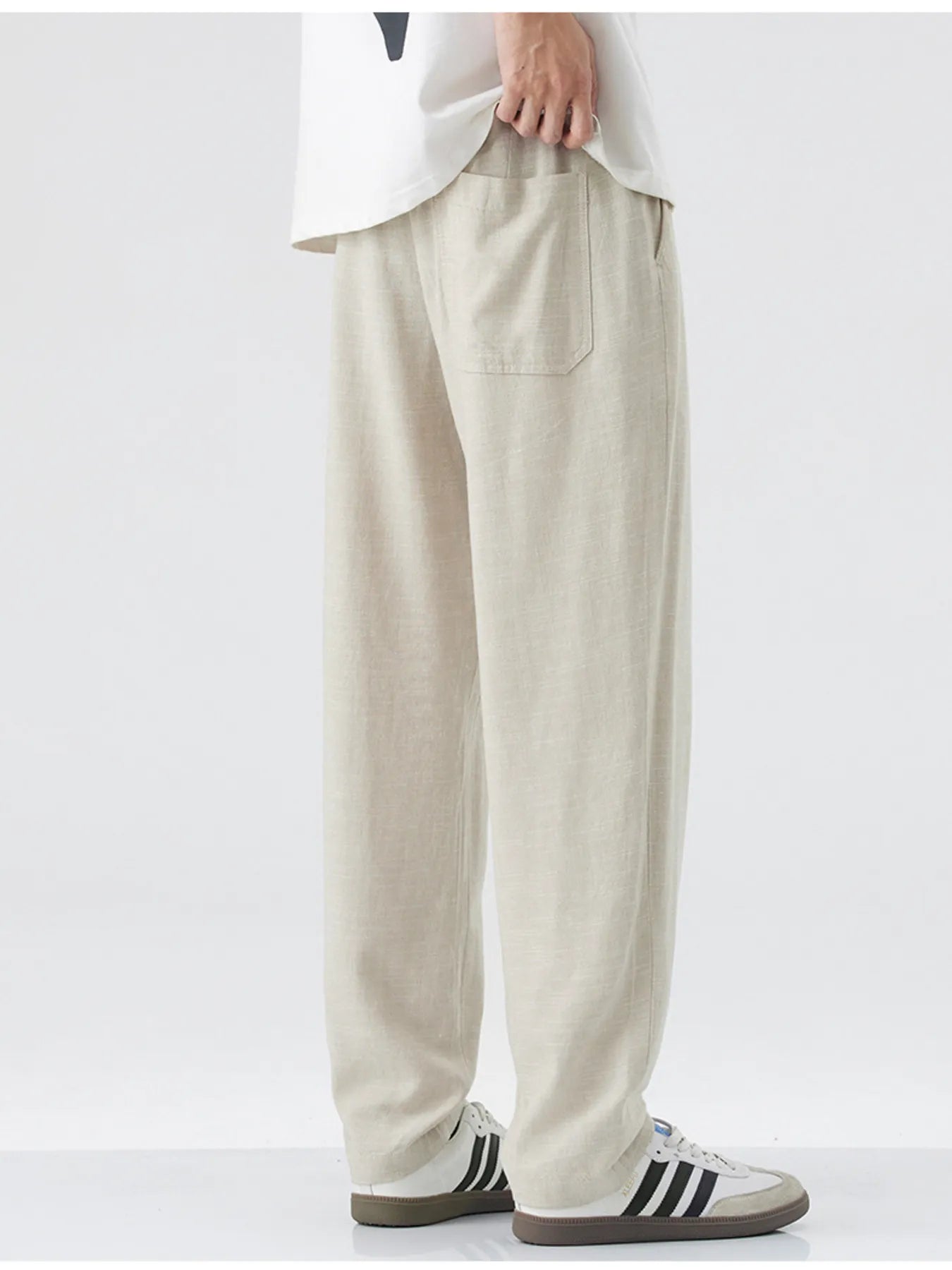 Men's Relaxed Fit Drawstring Casual Pants - Fashorio